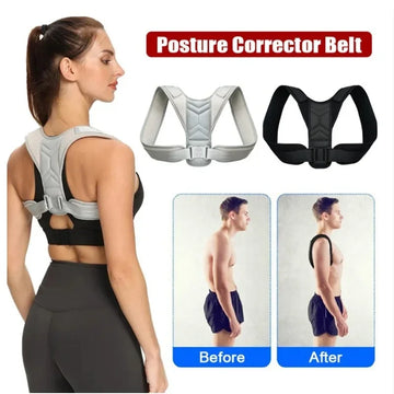 New Back Shoulder Posture Corrector Adjustable Belt Clavicle Spine Support Reshape Your Body Home Office Sport Upper Neck Brace