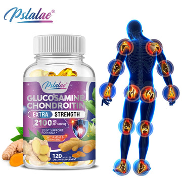 Glucosamine Chondroitin MSM Turmeric Boswellia - Joint Health and Joint Function Support - Glucosamine Sulfate Mobility Formula