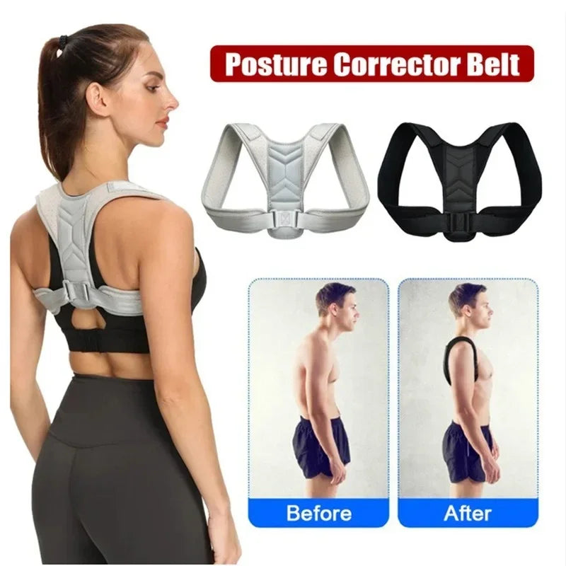 New Back Shoulder Posture Corrector Adjustable Belt Clavicle Spine Support Reshape Your Body Home Office Sport Upper Neck Brace