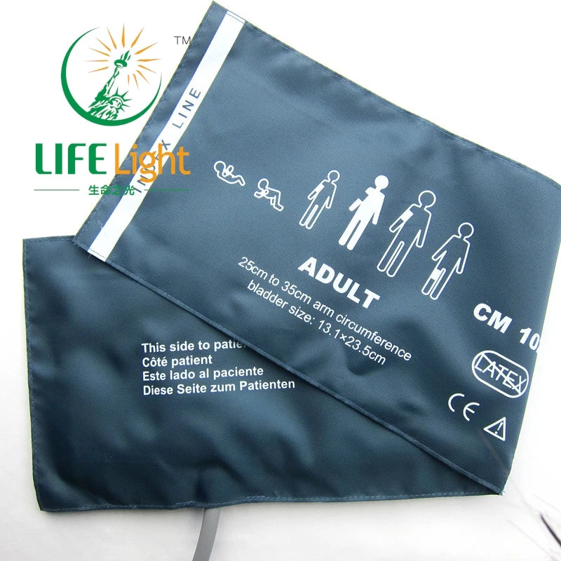 High-Quality Replaceable Blood Pressure Cuff, Arm Circumference 25-35 cm, Hospital Monitor Equipment Accessories(CM-1023S-01)
