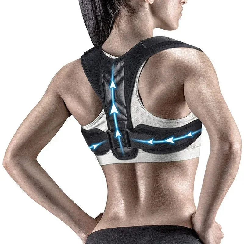 New Back Shoulder Posture Corrector Adjustable Belt Clavicle Spine Support Reshape Your Body Home Office Sport Upper Neck Brace