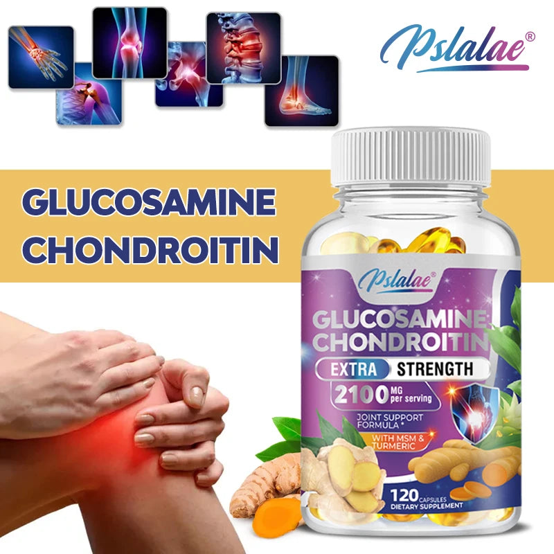 Glucosamine Chondroitin MSM Turmeric Boswellia - Joint Health and Joint Function Support - Glucosamine Sulfate Mobility Formula